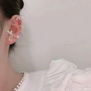 采购如图这种蝴蝶耳饰，，耳钉耳夹款，92