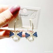 需要求购彩色锆石半成品耳环配件，只需要彩