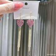 需要求购彩色锆石半成品耳环配件，只需要彩