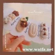 寻找布艺类发夹厂家合作，开始如图，有意者