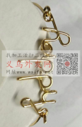寻找专业弯铁丝或者铜丝的加工厂，如图弯成