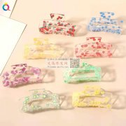 寻找图中这款水果印刷塑料抓夹，有货的老板</strong>