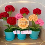 求找做手工编织花的工厂，有没有做这些的工