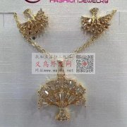 图中潘多拉手镯，铜耳环项链、不锈钢套装，