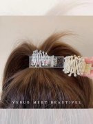 求寻做马尾扣的加工厂，要能做图里这样款式