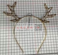 寻找图片这款合金鹿角发箍，找做模具的钢模</strong>