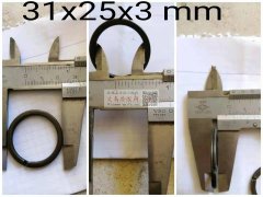 寻钥匙扣圈，电镀效果如图示，共两个尺寸，