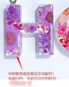 这个饰品有做过的吗？找能做这个树脂字母里放干花的，有做过或有</strong>