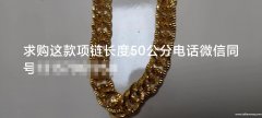 请问谁家有这款项链，铁材质，长度50公分，有做的老板联系</strong>