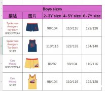 寻找能定做儿童小背心、内裤的工厂，包工包料