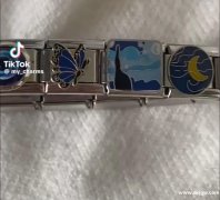如图，求购这款手环上的贴片，罗马饰品