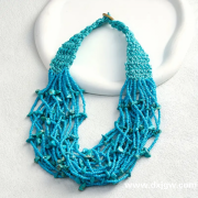 找做过的多层米珠项链的工厂